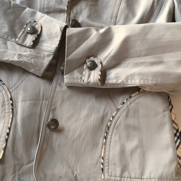 3-Bottom Front Nova Check Print Trim Blazer - Picture 8 of 8